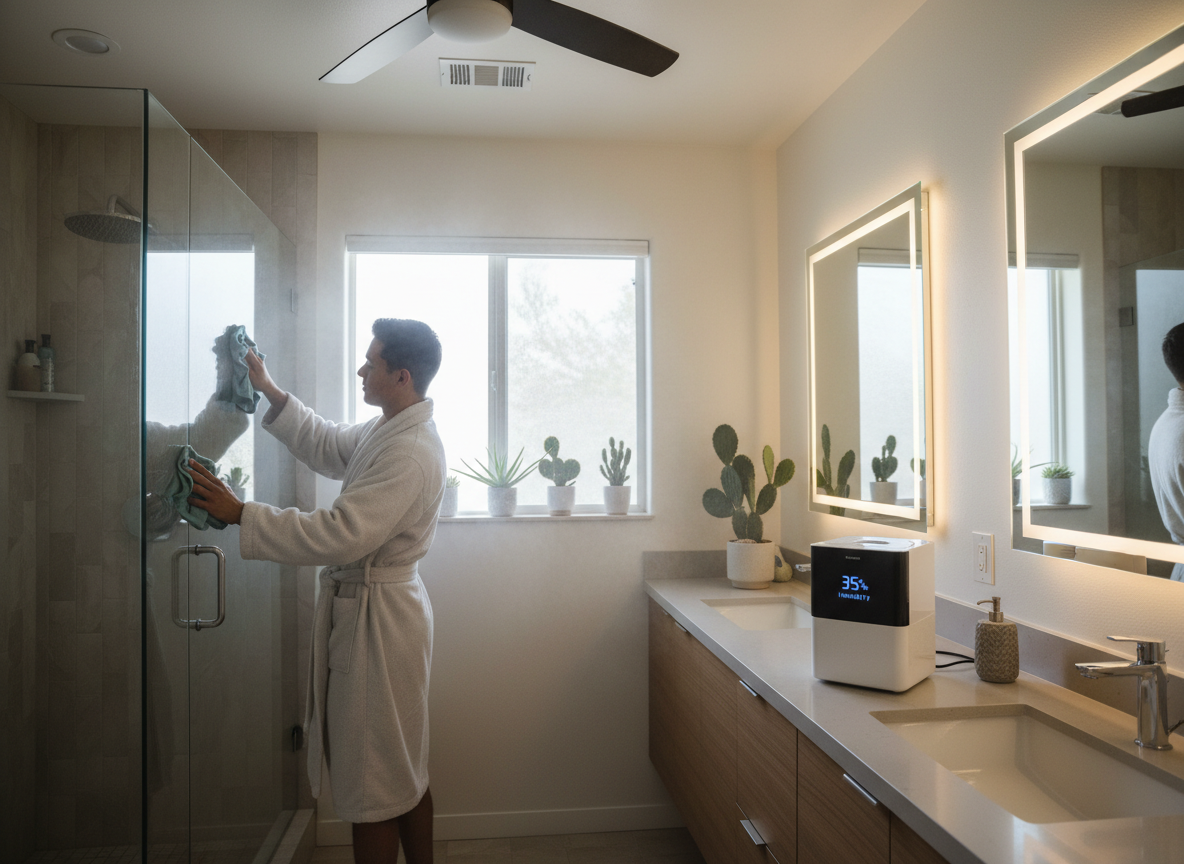 Preventing Mold Growth in Bathrooms During Low-Humidity Winters